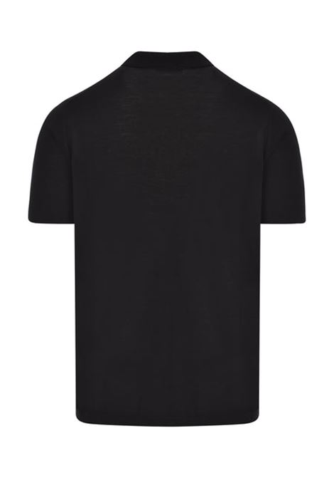 camicia s/l in maglia uomo nera ROBERTO COLLINA | RB10025RB1009